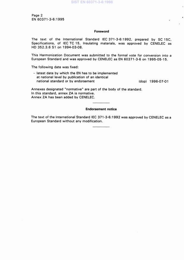 EN 60371-3-6:1995 EN 60371-3-6:1998 - Page 4 preview