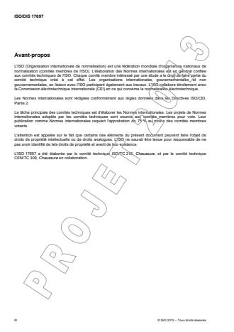 ISO 17697:2016 ISO 17697:2016 - Chaussures -- Méthodes d'essai relatives aux tiges, doublures et premieres de propreté -- Résistance des piqures - Page 4 preview