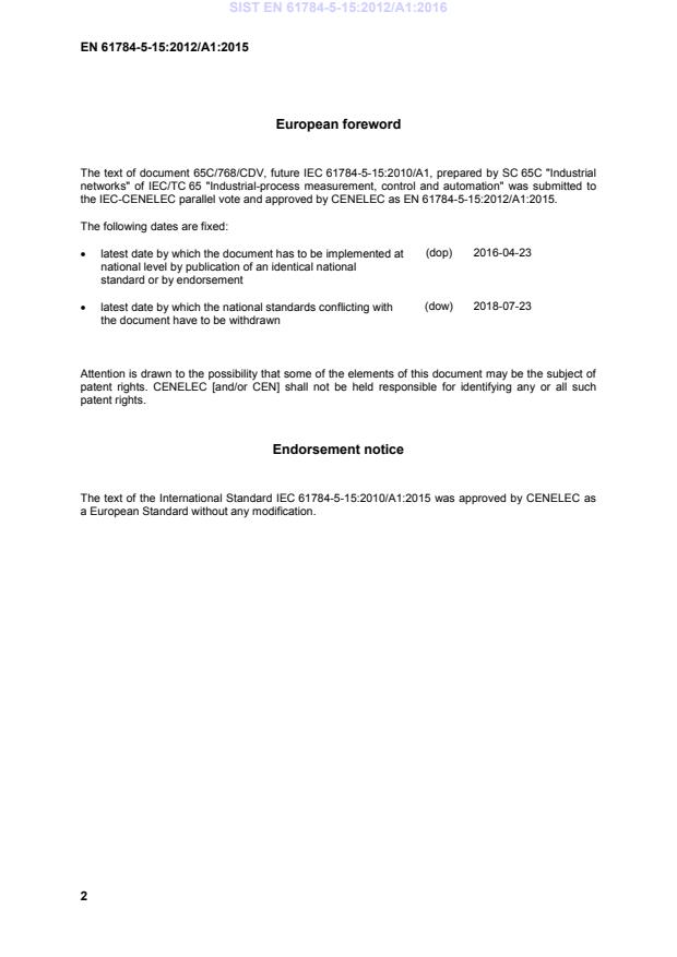 EN 61784-5-15:2012/A1:2015 EN 61784-5-15:2012/A1:2016 - Page 4 preview