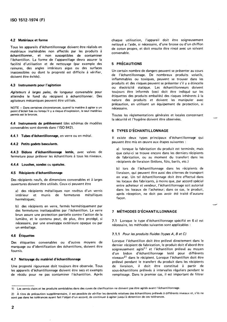 ISO 1512:1974 ISO 1512:1974 - Paints and varnishes — Sampling
Released:3/1/1974 - Page 4 preview