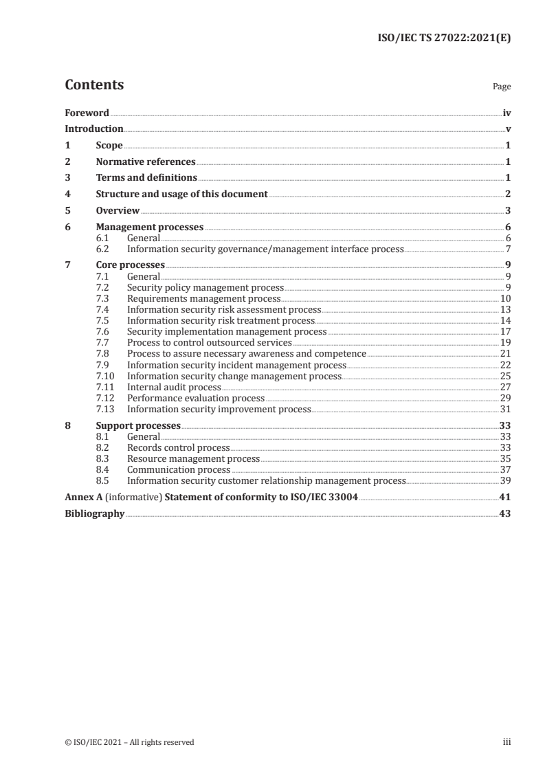 ISO/IEC TS 27022:2021 - Information technology — Guidance on information security management system processes
Released:3/11/2021