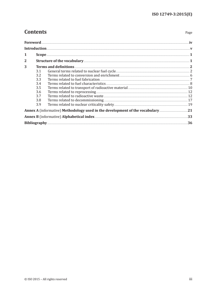 ISO 12749-3:2015 - Nuclear energy, nuclear technologies, and radiological protection — Vocabulary — Part 3: Nuclear fuel cycle
Released:9/9/2015