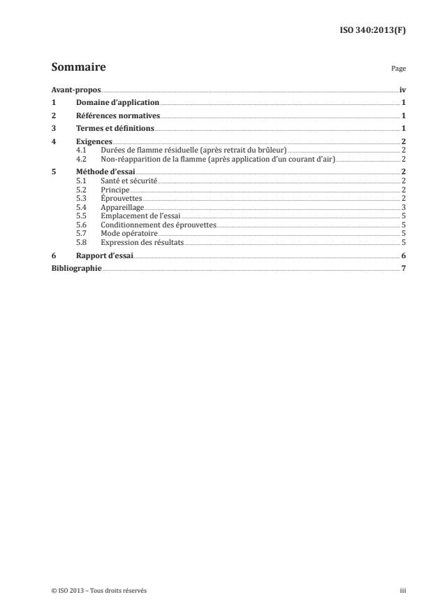 ISO 340:2013 - Courroies transporteuses -- Caractéristiques d'inflammabilité d'échelle de laboratoire -- Exigences et méthode d'essai