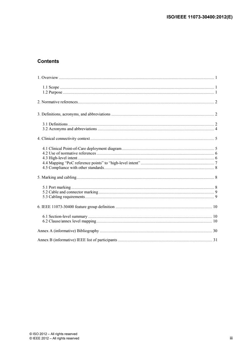 ISO/IEEE 11073-30400:2012 - Health informatics — Point-of-care medical device communication — Part 30400: Interface profile — Cabled Ethernet
Released:10/26/2012
