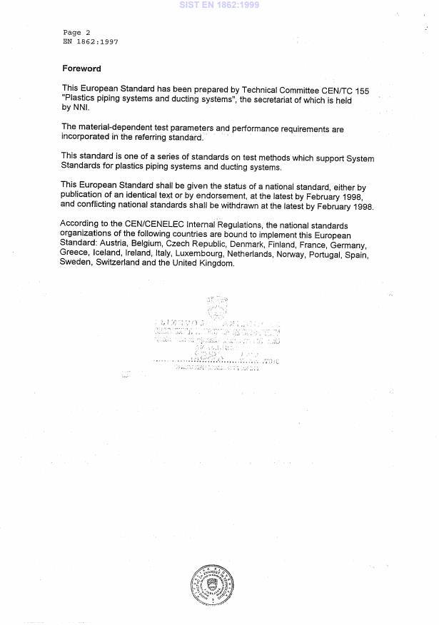 EN 1862:1997 EN 1862:1999 - Page 4 preview