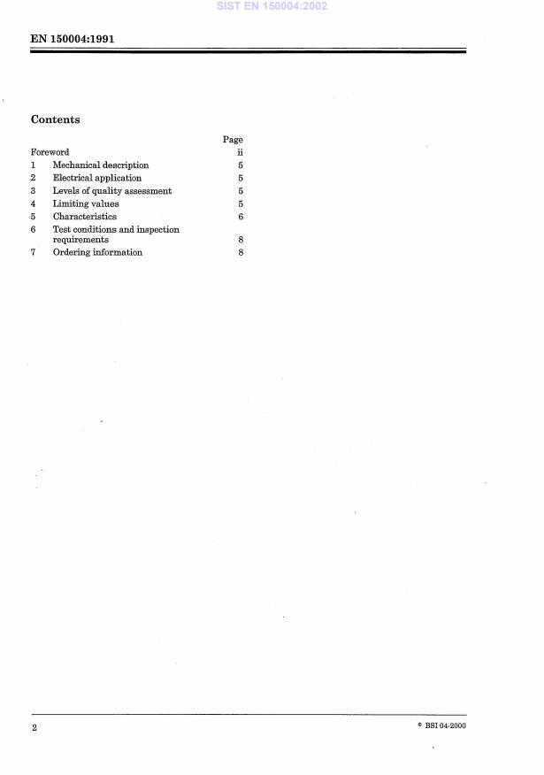 EN 150004:1991 EN 150004:2002 - Page 4 preview