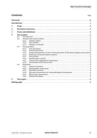 ISO/TS 22911:2016 - Dentistry -- Preclinical evaluation of dental implant systems -- Animal test methods