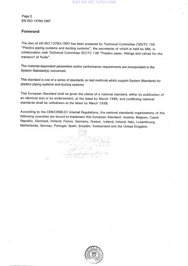 SIST EN ISO 13783:1999 SIST EN ISO 13783:1999 - Page 4 preview