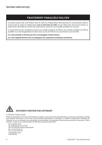ISO 14895:2016 ISO 14895:2016 - Petits navires -- Réchauds de cuisine et appareils de chauffage alimentés par un combustible liquide - Page 2 preview