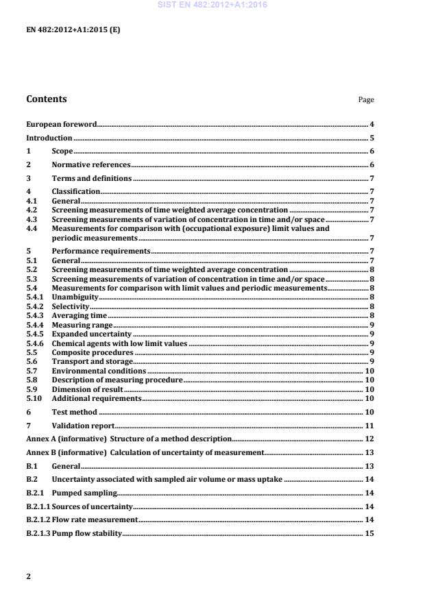 EN 482:2012+A1:2015 EN 482:2012+A1:2016 - Page 4 preview