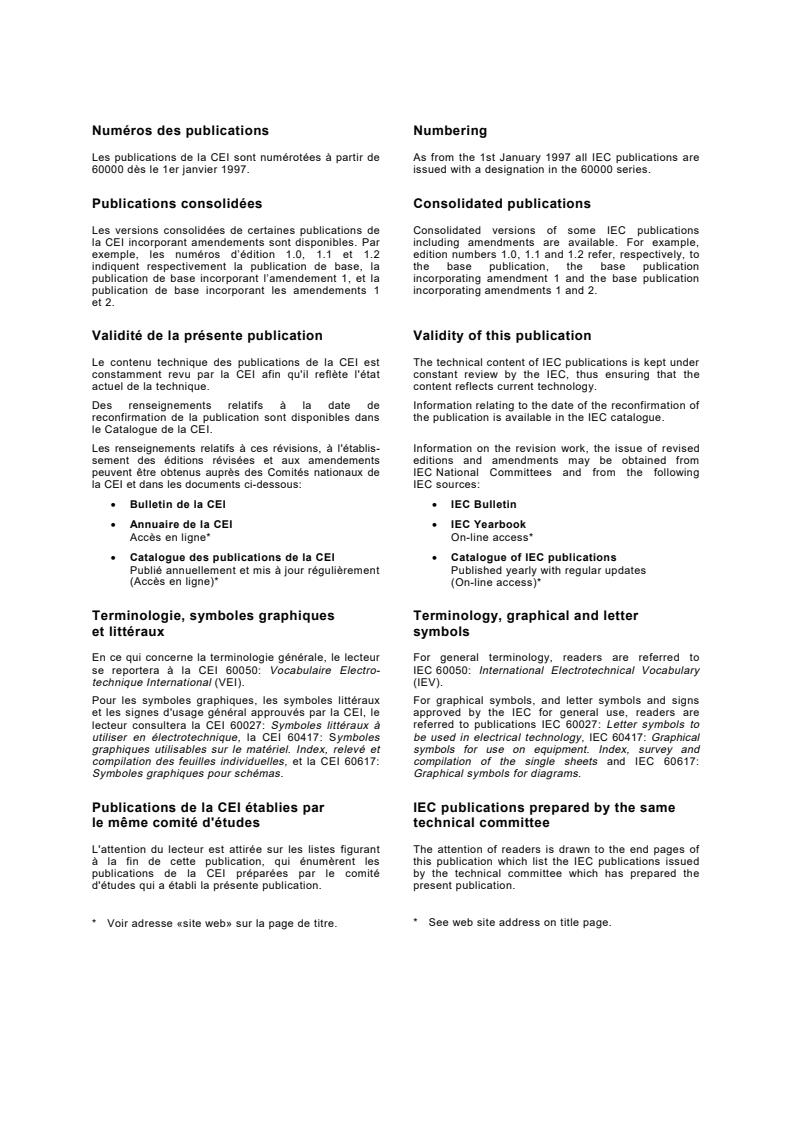 IEC 60884-2-6:1997 IEC 60884-2-6:1997 - Plugs and socket-outlets for household and similar purposes - Part 2-6: Particular requirements for switched socket-outlets with interlock for fixed electrical installations - Page 2 preview