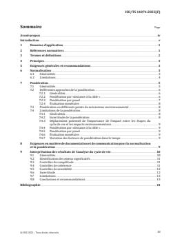 ISO/TS 14074:2022 ISO/TS 14074:2022 - Environmental management — Life cycle assessment — Principles, requirements and guidelines for normalization, weighting and interpretation
Released:11. 11. 2022 - Page 3 preview