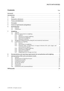 ISO/TS 14074:2022 ISO/TS 14074:2022 - Environmental management — Life cycle assessment — Principles, requirements and guidelines for normalization, weighting and interpretation
Released:11. 11. 2022 - Page 3 preview