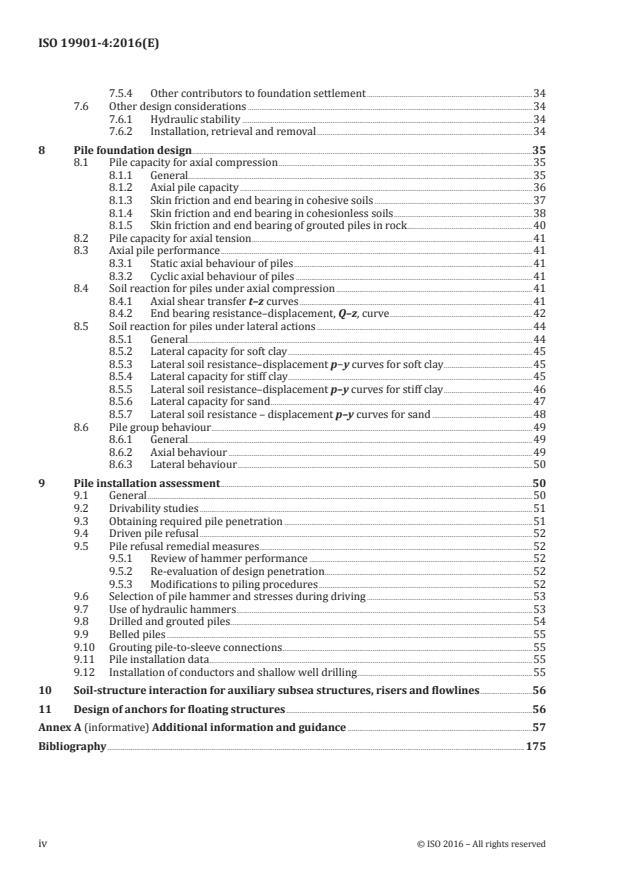 ISO 19901-4:2016 ISO 19901-4:2016 - Petroleum and natural gas industries -- Specific requirements for offshore structures - Page 4 preview
