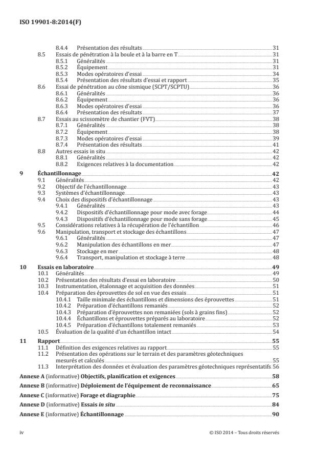 ISO 19901-8:2014 ISO 19901-8:2014 - Industries du pétrole et du gaz naturel -- Exigences spécifiques relatives aux structures en mer - Page 4 preview