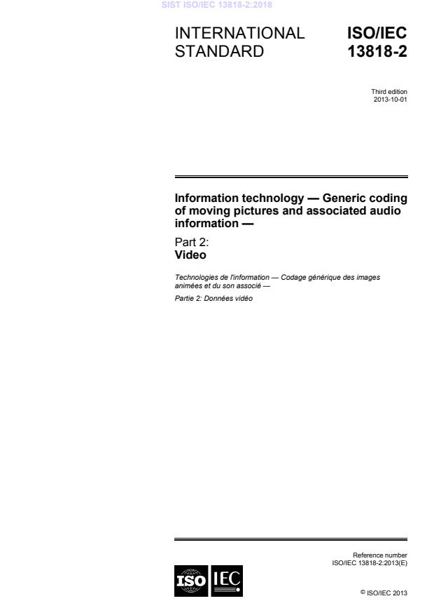 ISO/IEC 13818-2:2018
