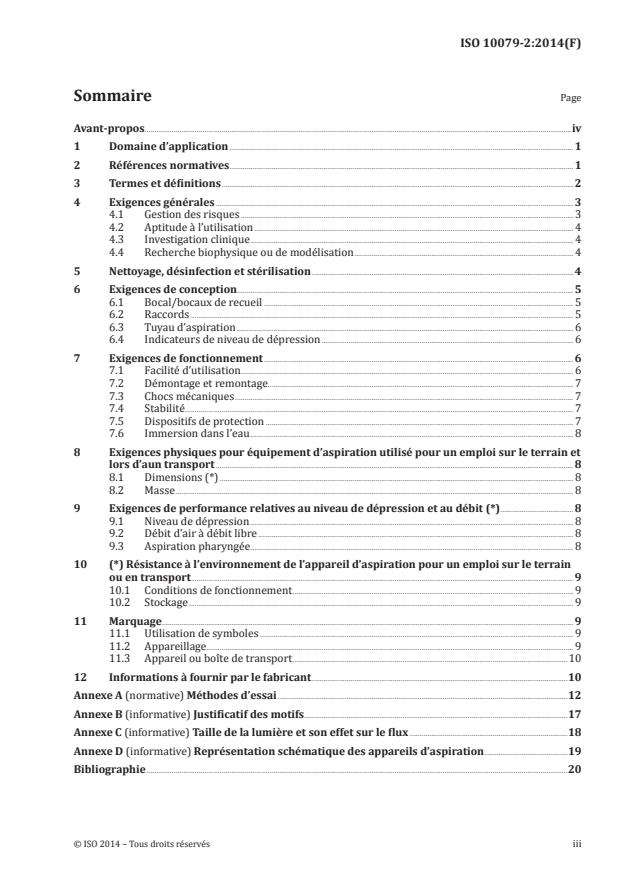 ISO 10079-2:2014 - Appareils d'aspiration médicale