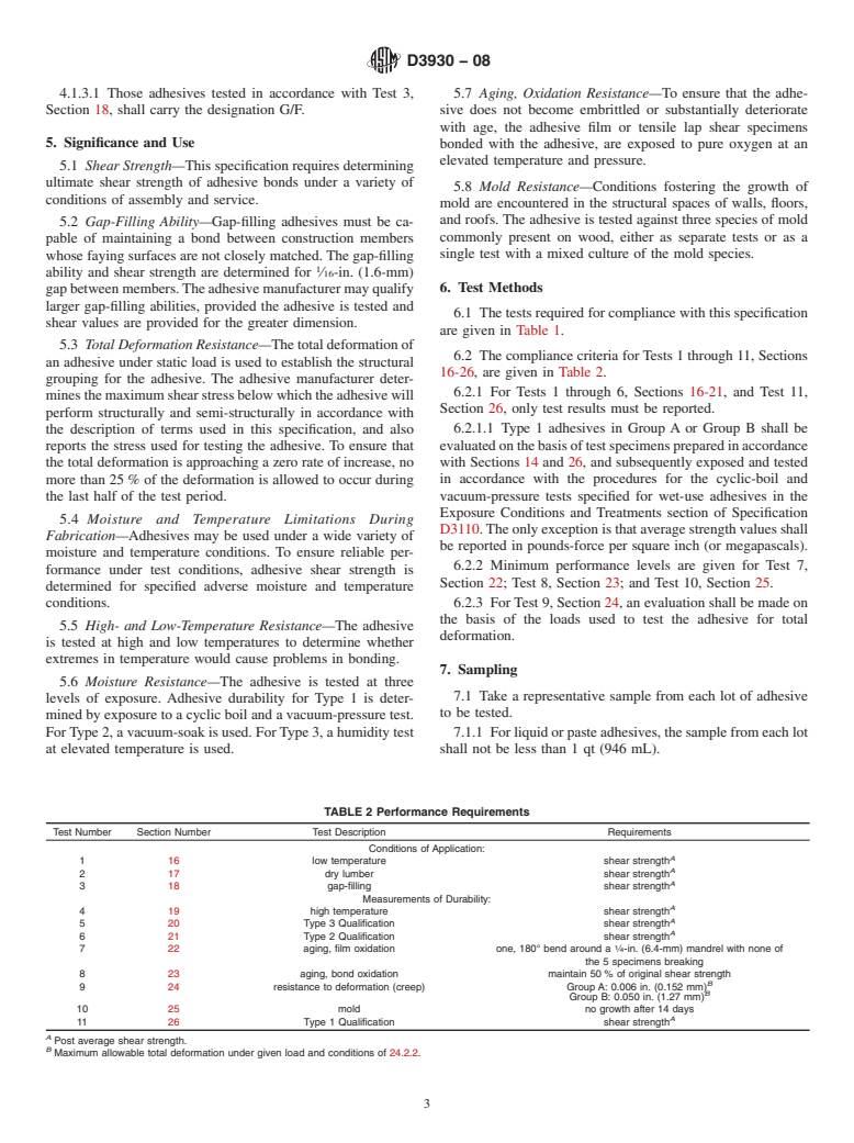 ASTM D3930-08 - Standard Specification for  Adhesives for Wood-Based Materials for Construction of Manufactured       Homes