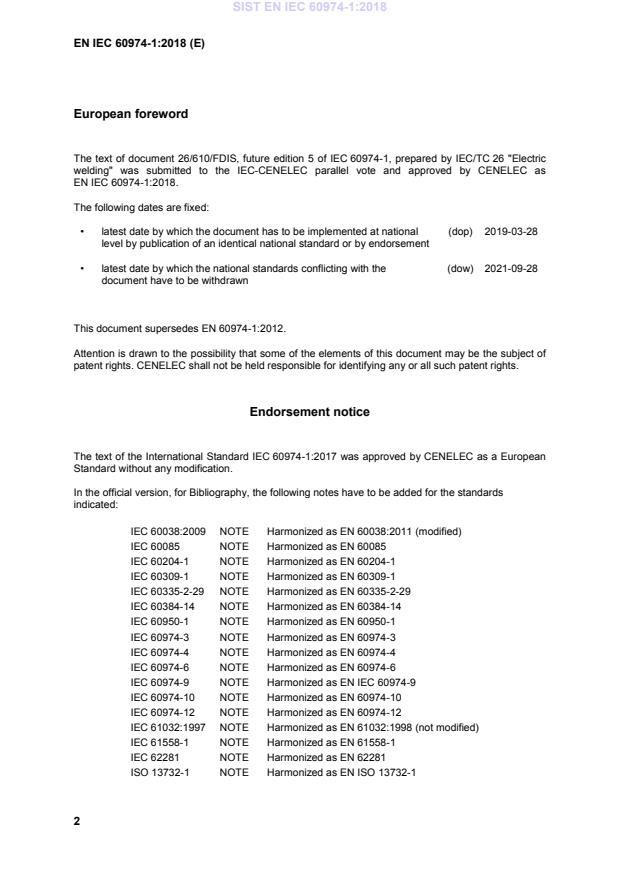 EN IEC 60974-1:2018 EN IEC 60974-1:2018 - Page 4 preview