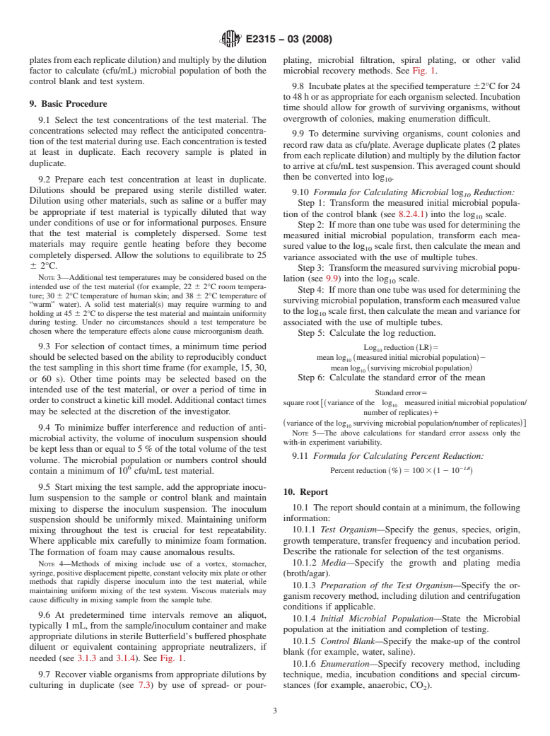 ASTM E2315-03(2008) - Standard Guide for Assessment of Antimicrobial Activity Using a Time-Kill Procedure