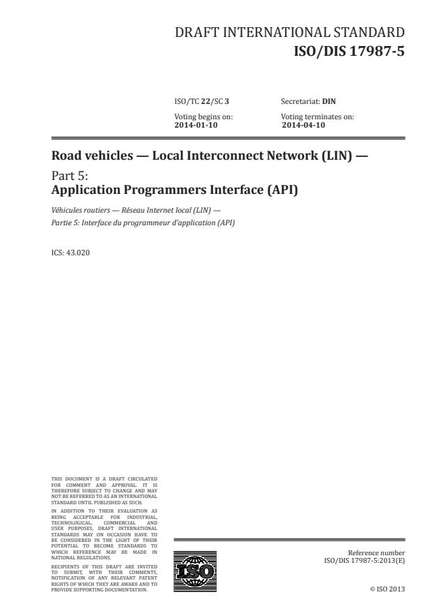 ISO/DIS 17987-5