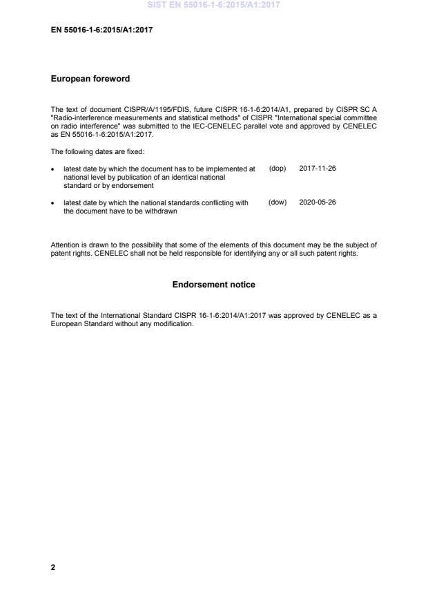 EN 55016-1-6:2015/A1:2017 EN 55016-1-6:2015/A1:2017 - BARVE - Page 4 preview