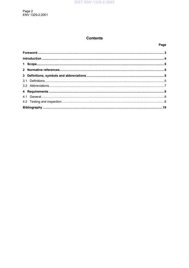 ENV 1329-2:2001 ENV 1329-2:2002 - Page 4 preview
