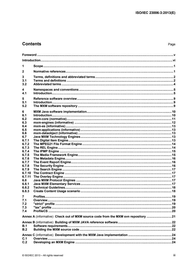 ISO/IEC 23006-3:2013 - Information technology - Multimedia service platform technologies