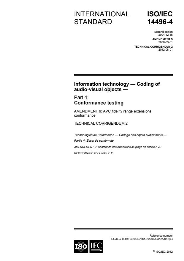 ISO/IEC 14496-4:2004/Amd 9:2006/Cor 2:2012