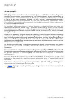 ISO 2476:2014 - Caoutchouc butadiène (BR) — Types polymérisés en solution — Méthodes d'évaluation
Released:14. 05. 2014 - Page 4 preview