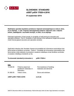 prEN 17020-4:2016 - Page 1 preview