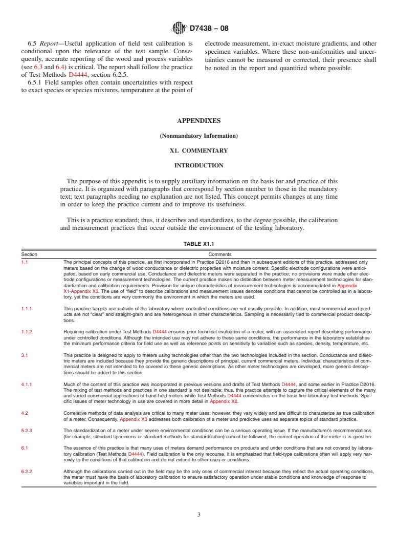 ASTM D7438-08 - Standard Practice for Field Calibration and Application of Hand-Held Moisture Meters