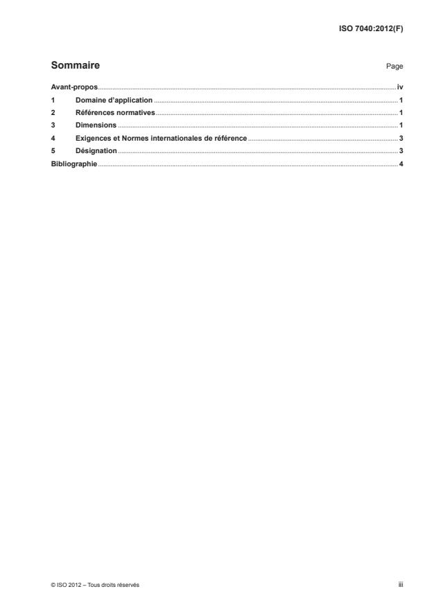 ISO 7040:2012 - Écrous hexagonaux normaux autofreinés (a anneau non métallique) -- Classes de qualité 5, 8 et 10