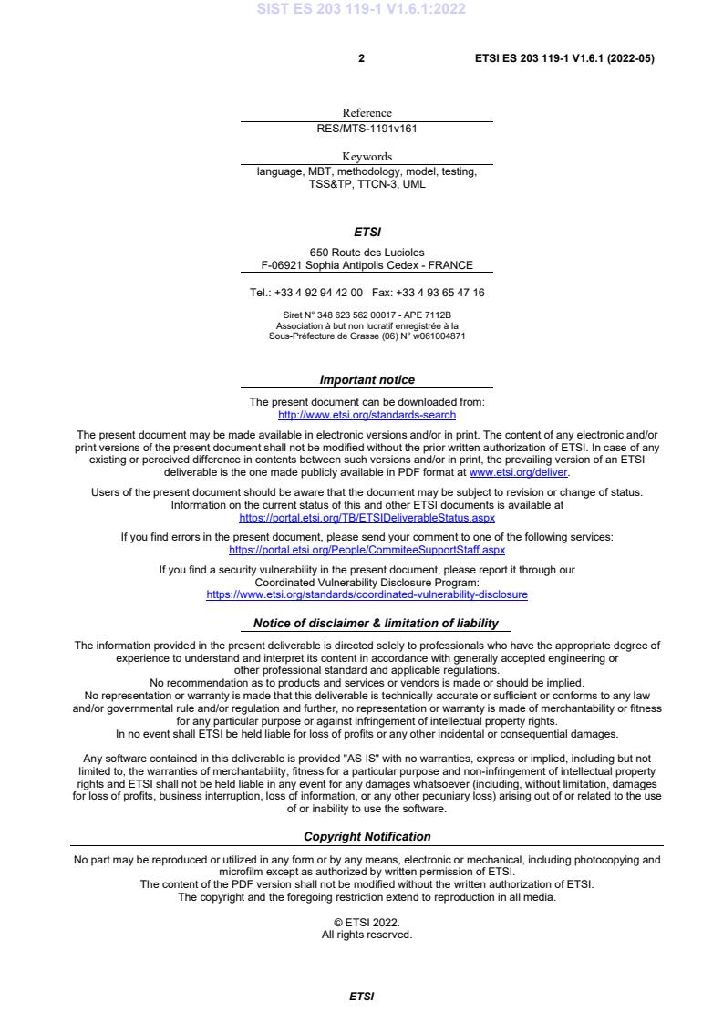 SIST ES 203 119-1 V1.6.1:2022 SIST ES 203 119-1 V1.6.1:2022 - Page 4 preview