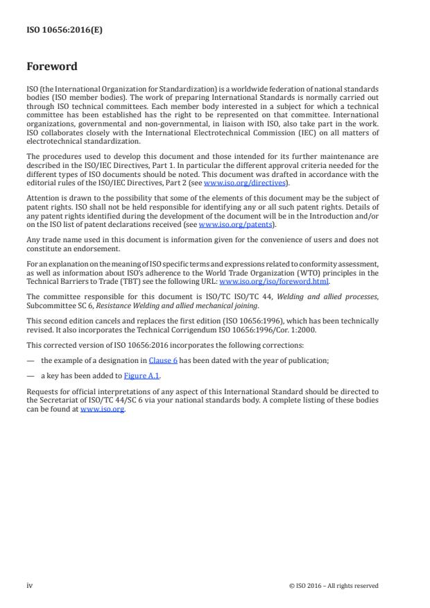 ISO 10656:2016 ISO 10656:2016 - Resistance welding equipment -- Transformers -- Integrated transformers for welding guns - Page 4 preview