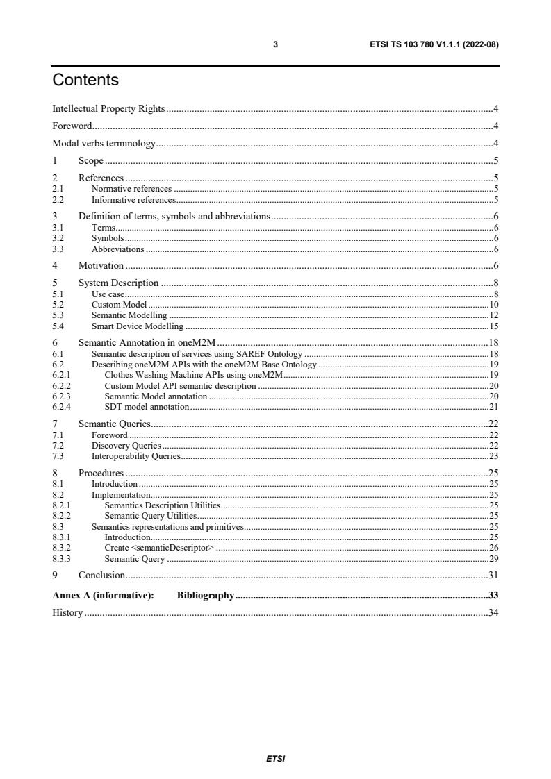 ETSI TS 103 780 V1.1.1 (2022-08) - SmartM2M; SAREF: oneM2M usage guidelines