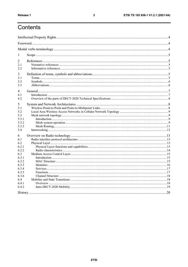 ETSI TS 103 636-1 V1.2.1 (2021-04) - DECT-2020 New Radio (NR); Part 1: Overview; Release 1
