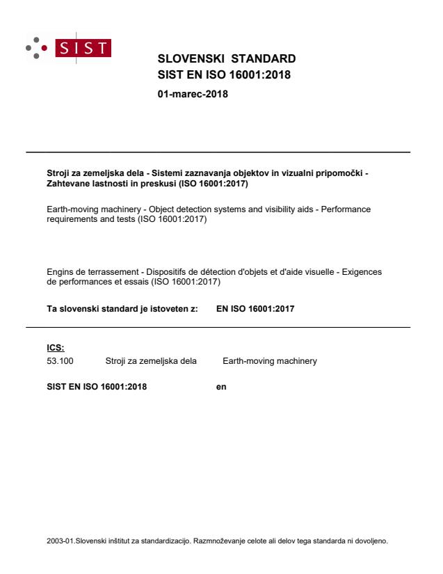 EN ISO 16001:2018 - BARVE