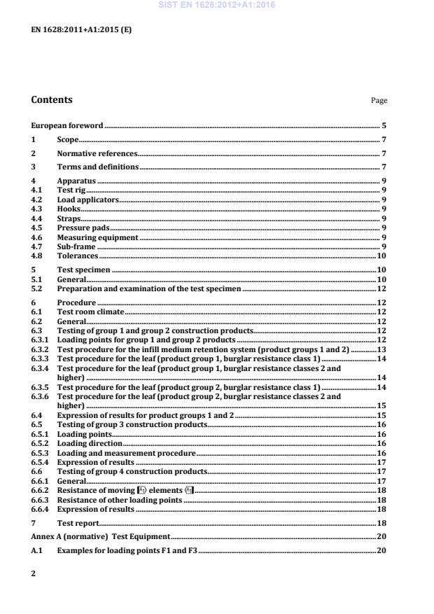 EN 1628:2011+A1:2015 EN 1628:2012+A1:2016 (EN) - BARVE - Page 4 preview