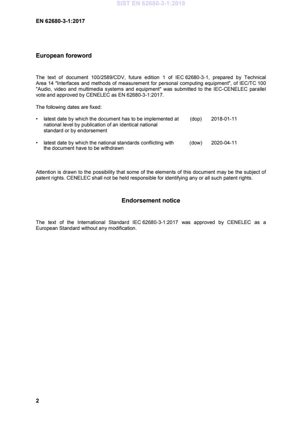 EN 62680-3-1:2017 EN 62680-3-1:2018 - BARVE - Page 4 preview