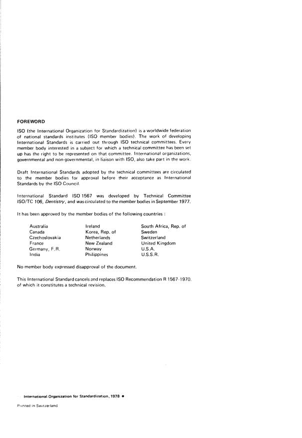 ISO 1567:1978 ISO 1567:1978 - Denture base resin - Page 2 preview