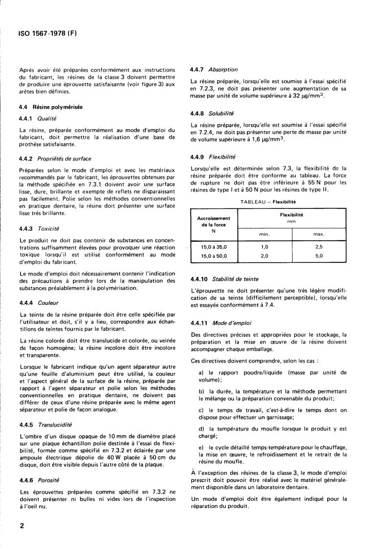 ISO 1567:1978 ISO 1567:1978 - Denture base resin
Released:12/1/1978 - Page 4 preview
