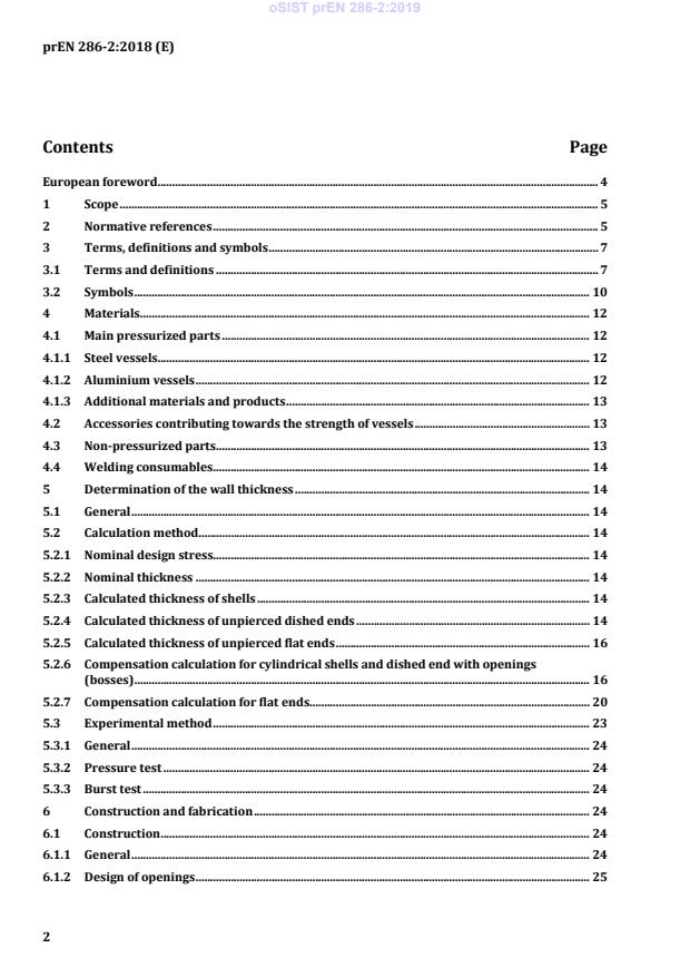 FprEN 286-2 prEN 286-2:2019 - Page 4 preview