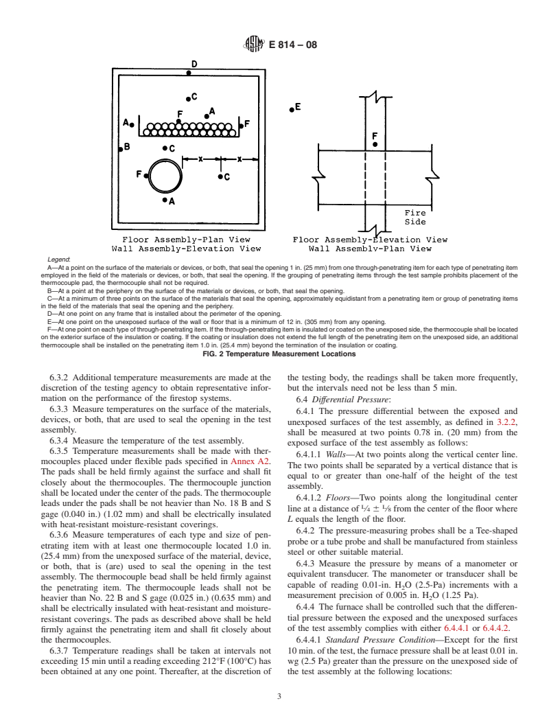 ASTM E814-08 - Standard Test Method for  Fire Tests of Through-Penetration Fire Stops