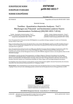 prEN ISO 1833-7:2017 - Page 3 preview