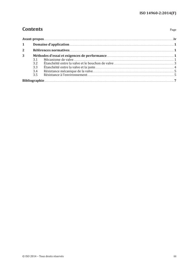 ISO 14960-2:2014 - Pneumatiques sans chambre -- Valves et composants