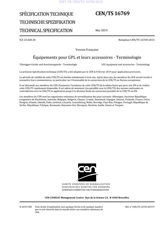 CEN/TS 16769:2019 TS CEN/TS 16769:2019 - Page 4 preview