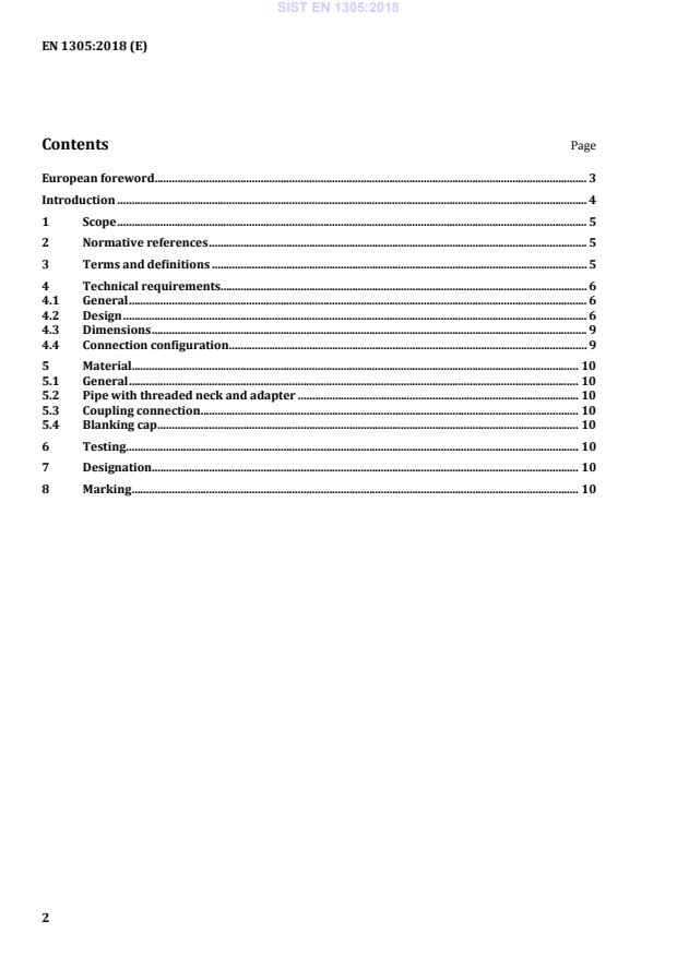 EN 1305:2018 EN 1305:2018 - Page 4 preview