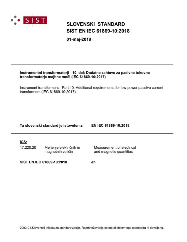 EN IEC 61869-10:2018 - BARVE na PDF-str 14,34,35,36,370,41,42