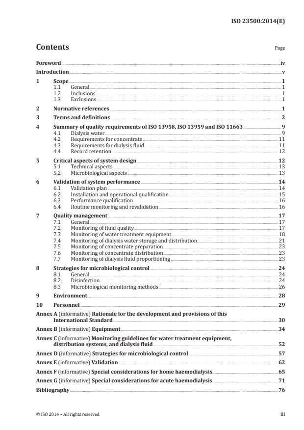 ISO 23500:2014 - Guidance for the preparation and quality management of fluids for haemodialysis and related therapies